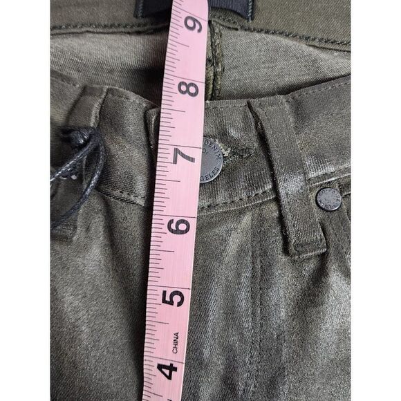Paige Verdugo Ultra Skinny Luxe Coating NWT Jeans in Army green, Size 23 - Picture 4 of 9